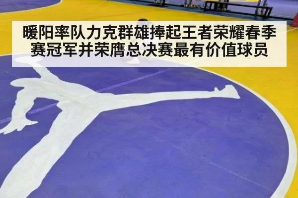 暖阳率队力克群雄捧起王者荣耀春季赛冠军并荣膺总决赛最有价值球员